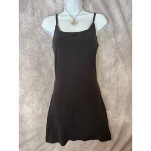 VTG The Limited Black Bow Cotton Slip Dress 90s Rachel Green Sexy Delicate sz 14